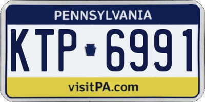 PA license plate KTP6991