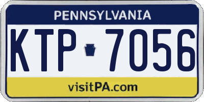PA license plate KTP7056