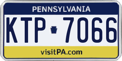 PA license plate KTP7066