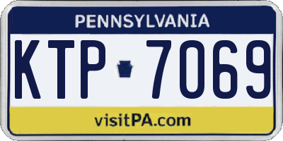 PA license plate KTP7069