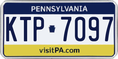 PA license plate KTP7097