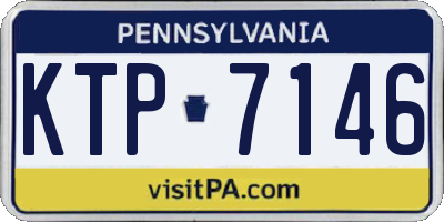 PA license plate KTP7146