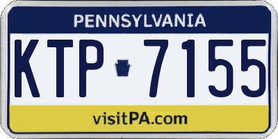 PA license plate KTP7155