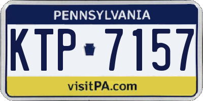 PA license plate KTP7157
