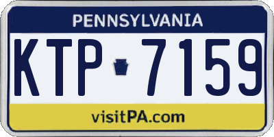 PA license plate KTP7159