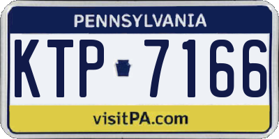 PA license plate KTP7166