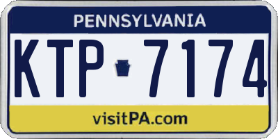 PA license plate KTP7174
