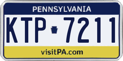 PA license plate KTP7211