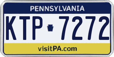 PA license plate KTP7272