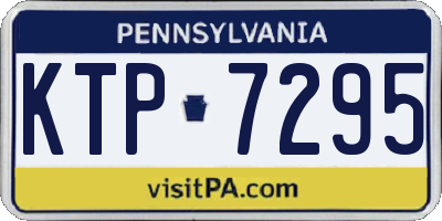 PA license plate KTP7295