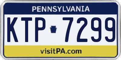 PA license plate KTP7299