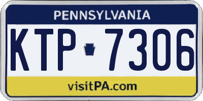 PA license plate KTP7306