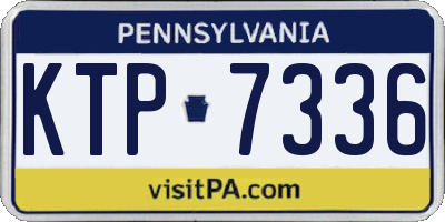 PA license plate KTP7336