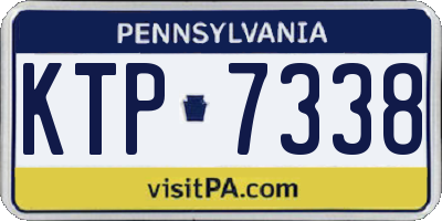 PA license plate KTP7338