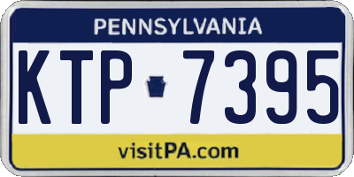 PA license plate KTP7395