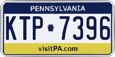 PA license plate KTP7396