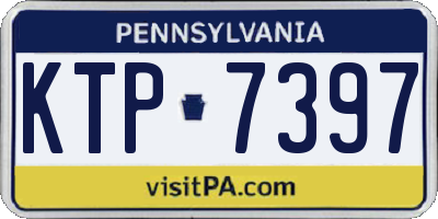 PA license plate KTP7397