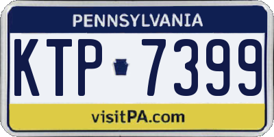PA license plate KTP7399