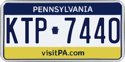 PA license plate KTP7440