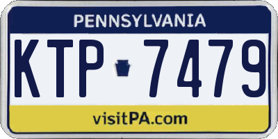 PA license plate KTP7479