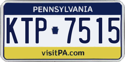 PA license plate KTP7515