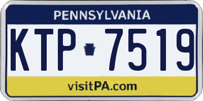 PA license plate KTP7519