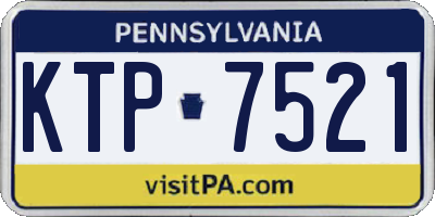 PA license plate KTP7521