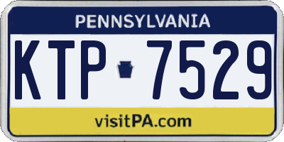 PA license plate KTP7529