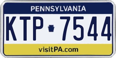 PA license plate KTP7544