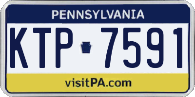 PA license plate KTP7591