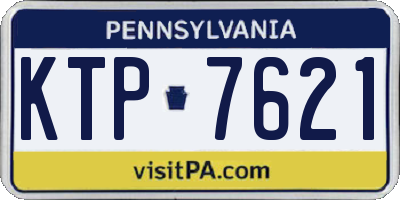 PA license plate KTP7621
