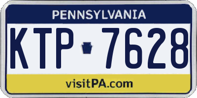 PA license plate KTP7628