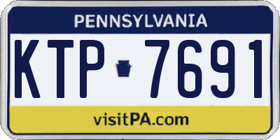 PA license plate KTP7691