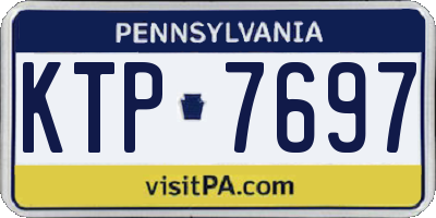 PA license plate KTP7697