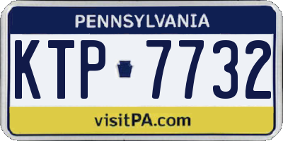 PA license plate KTP7732