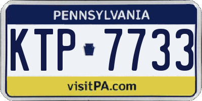 PA license plate KTP7733