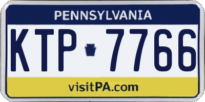 PA license plate KTP7766