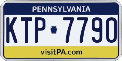 PA license plate KTP7790