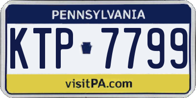 PA license plate KTP7799