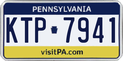 PA license plate KTP7941