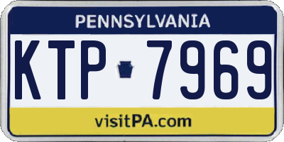 PA license plate KTP7969