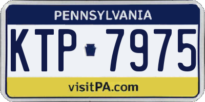 PA license plate KTP7975