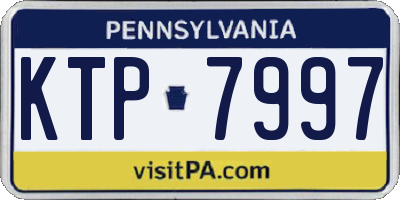 PA license plate KTP7997