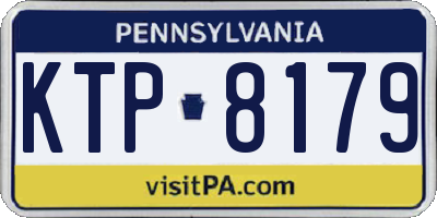 PA license plate KTP8179