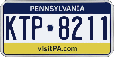 PA license plate KTP8211