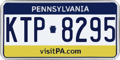 PA license plate KTP8295