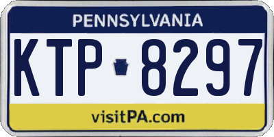 PA license plate KTP8297