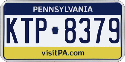 PA license plate KTP8379