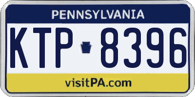 PA license plate KTP8396