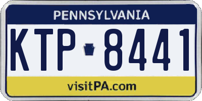 PA license plate KTP8441